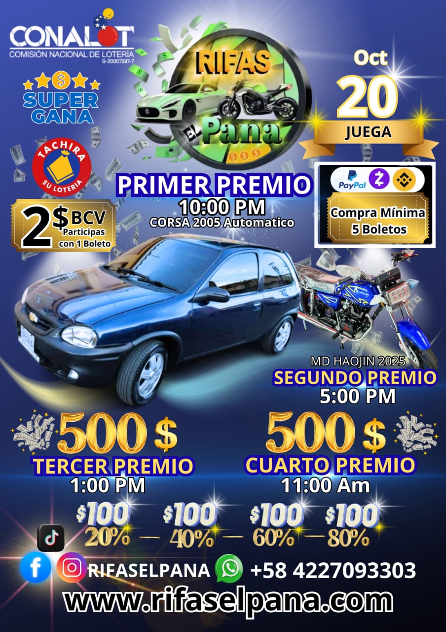 Premio de 2000 USD